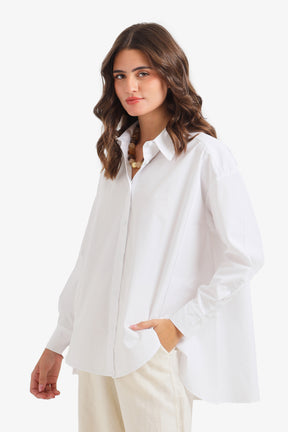 High-Low Oversized Shirt