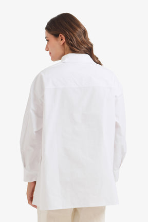 High-Low Oversized Shirt