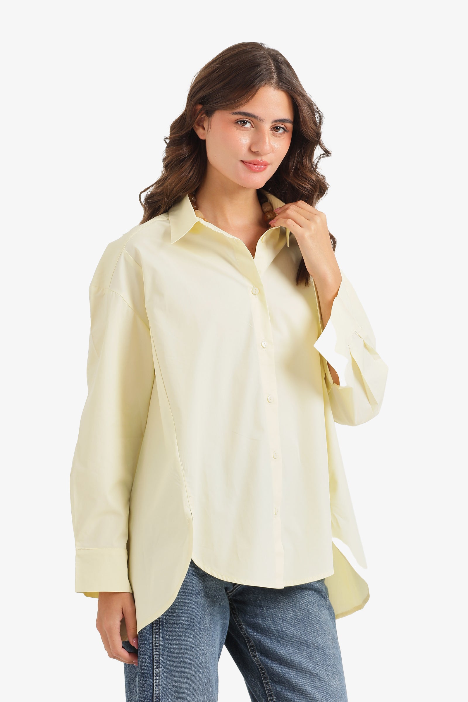 High-Low Oversized Shirt