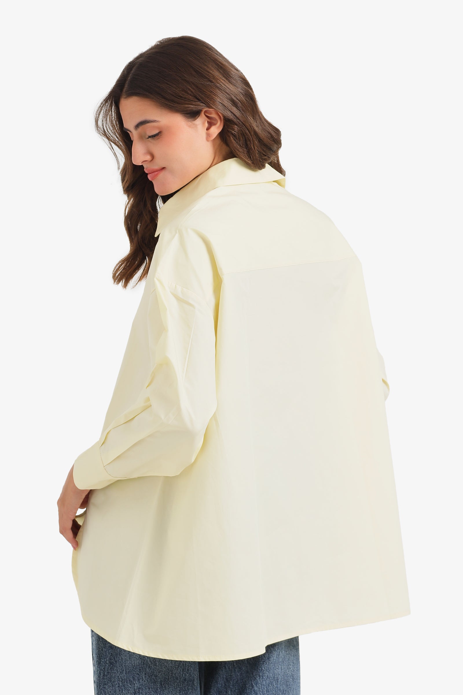 High-Low Oversized Shirt