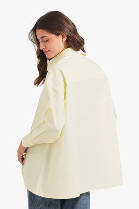 High-Low Oversized Shirt