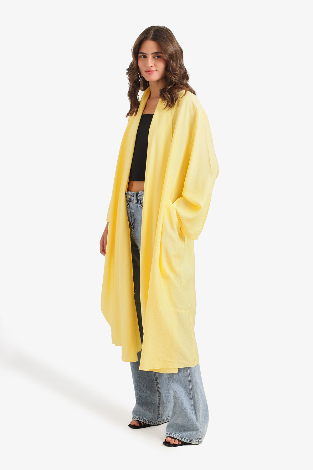 Flowy Shawl Collar Cardigan