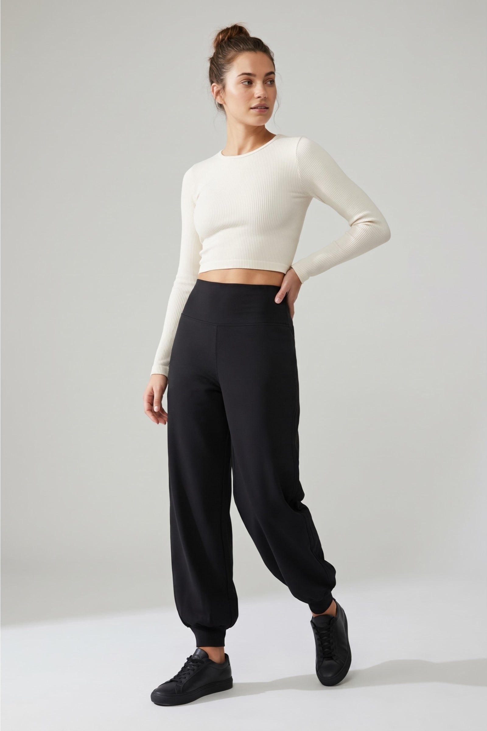 High-Rise Balloon Pants