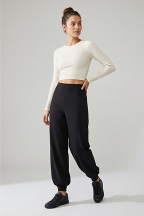 High-Rise Balloon Pants