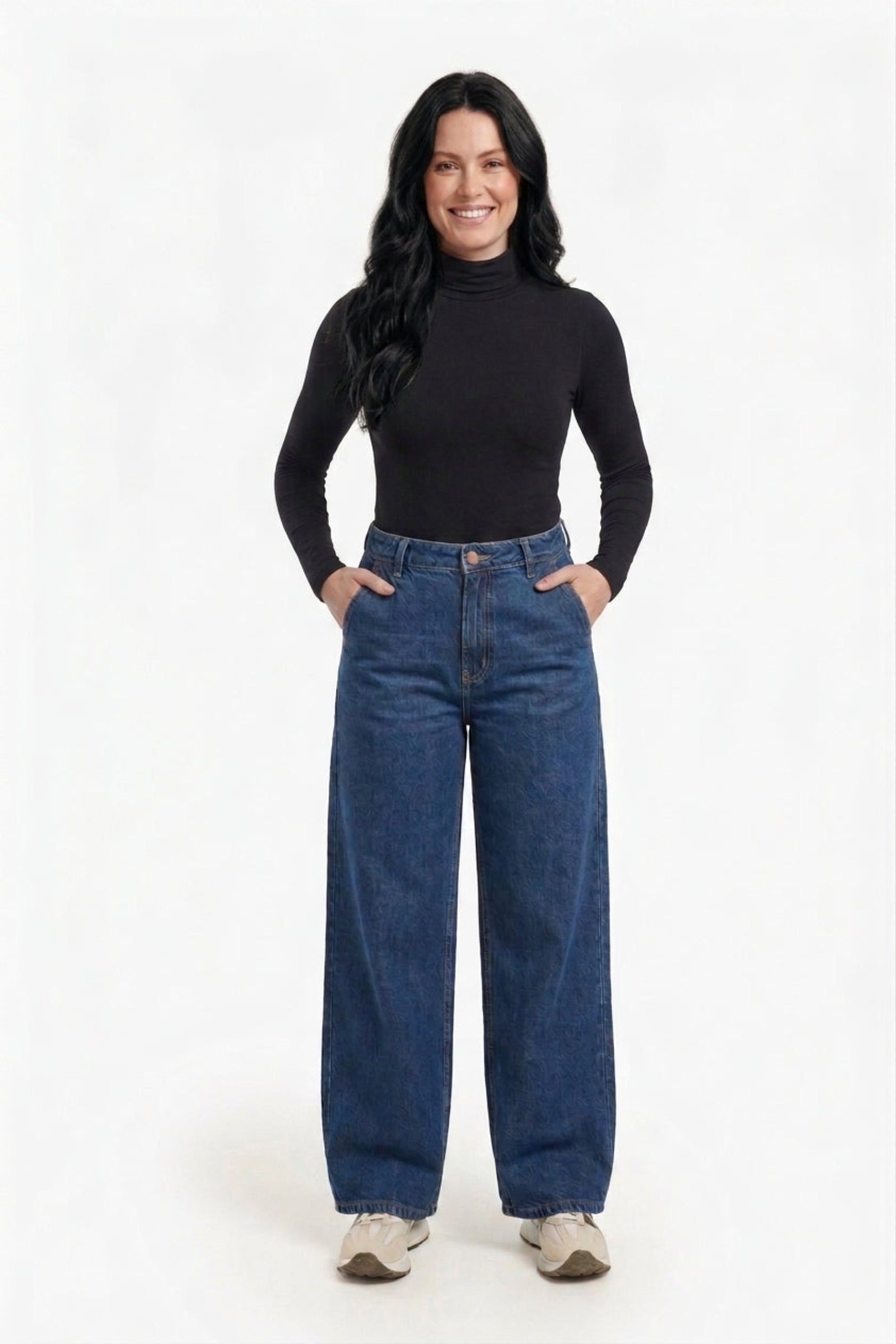 Slim Fit High-Neck Top
