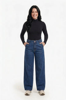 Slim Fit High-Neck Top