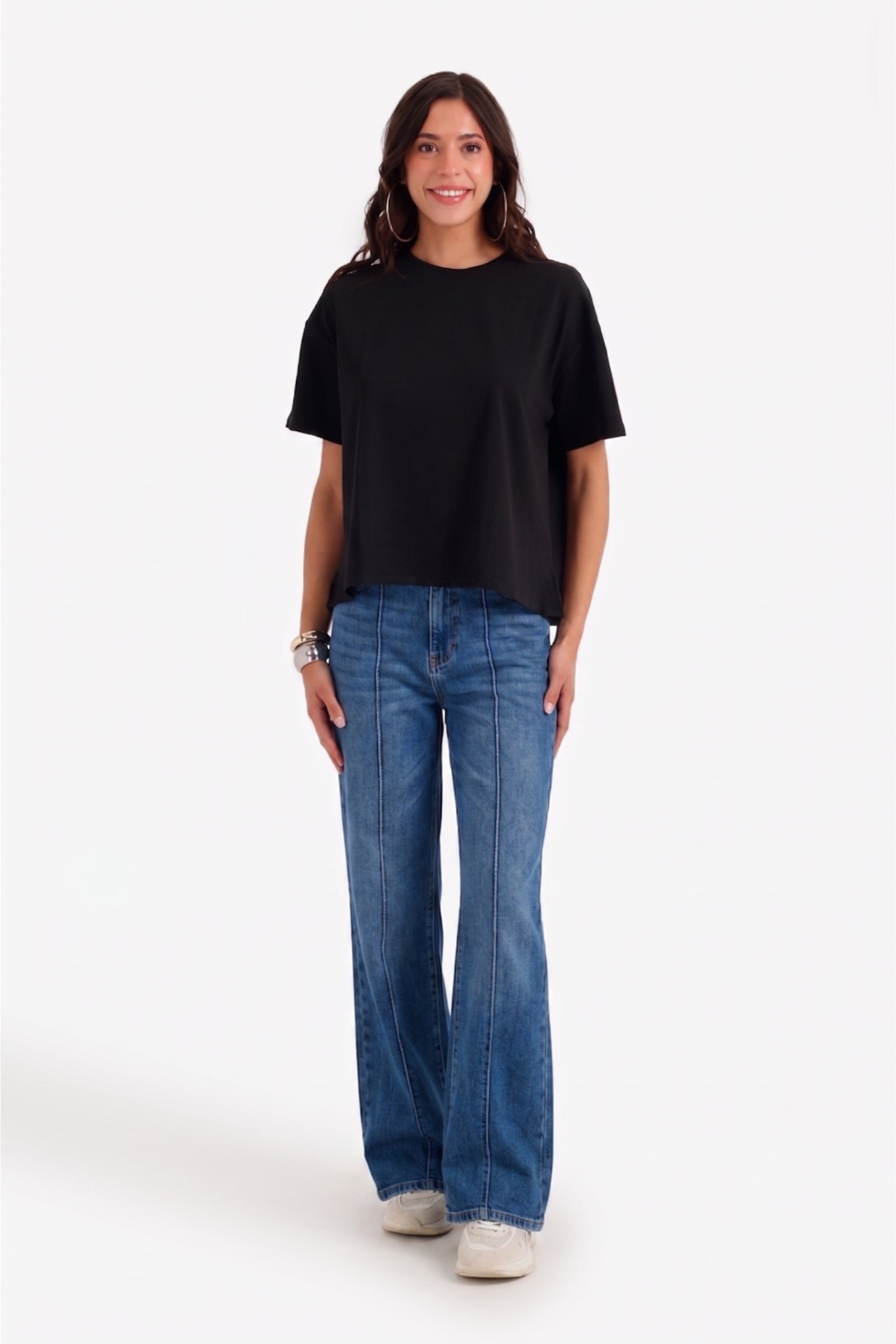 Boxy Crew Neck T-Shirt