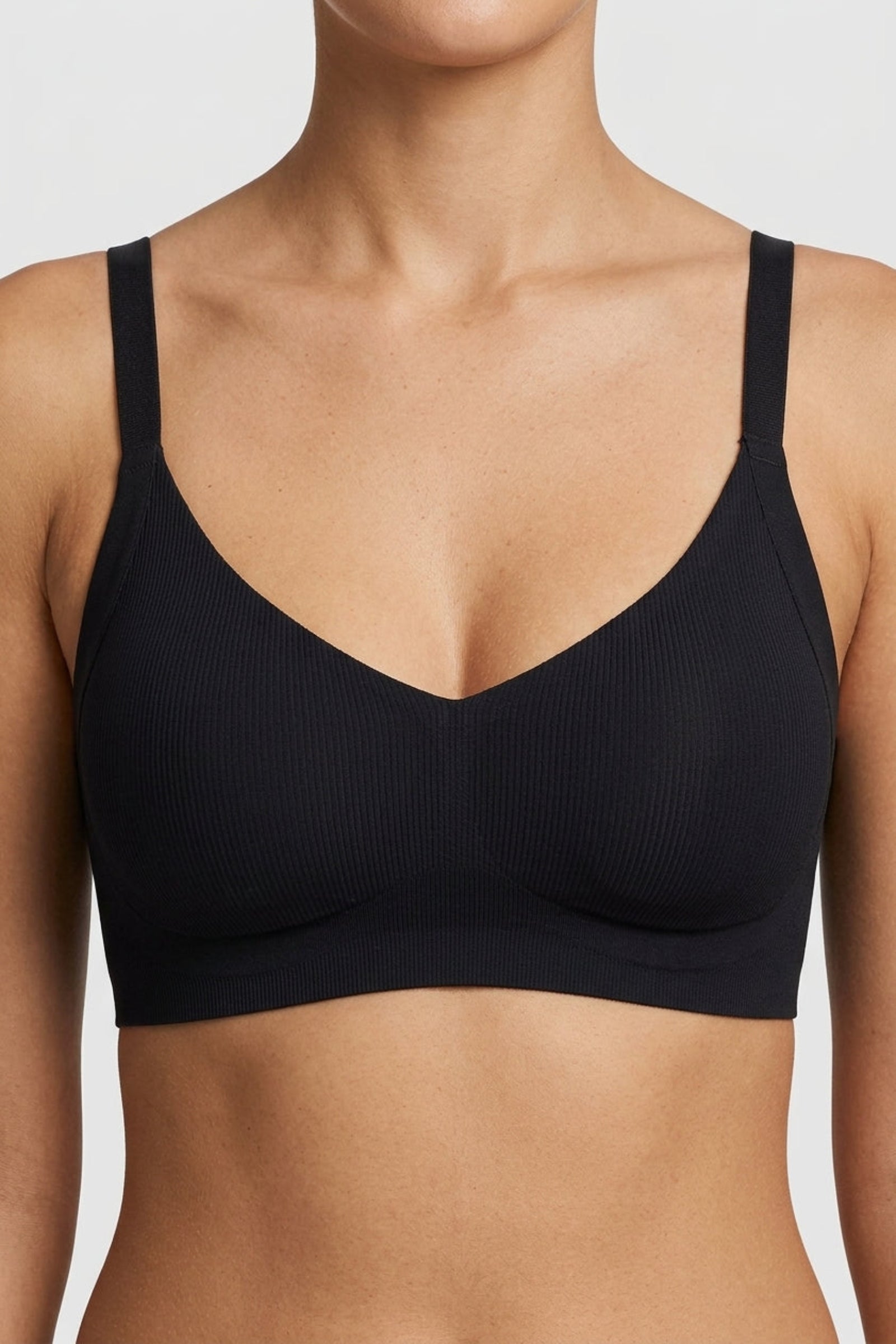 Ribbed Supportive Bra