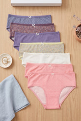 Pack of 7 Colored Brief Panties