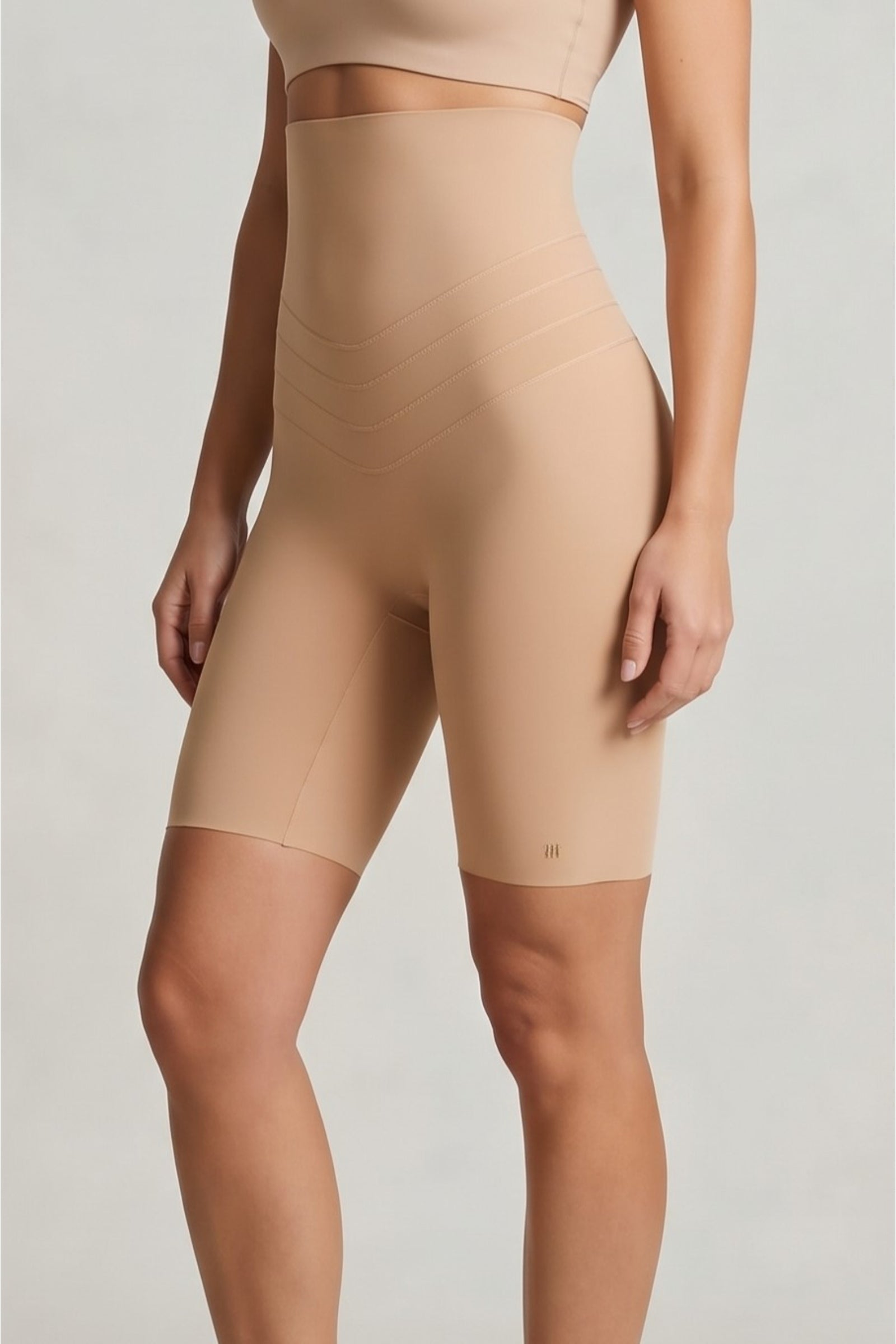 Laser-Cut Corset Shorts