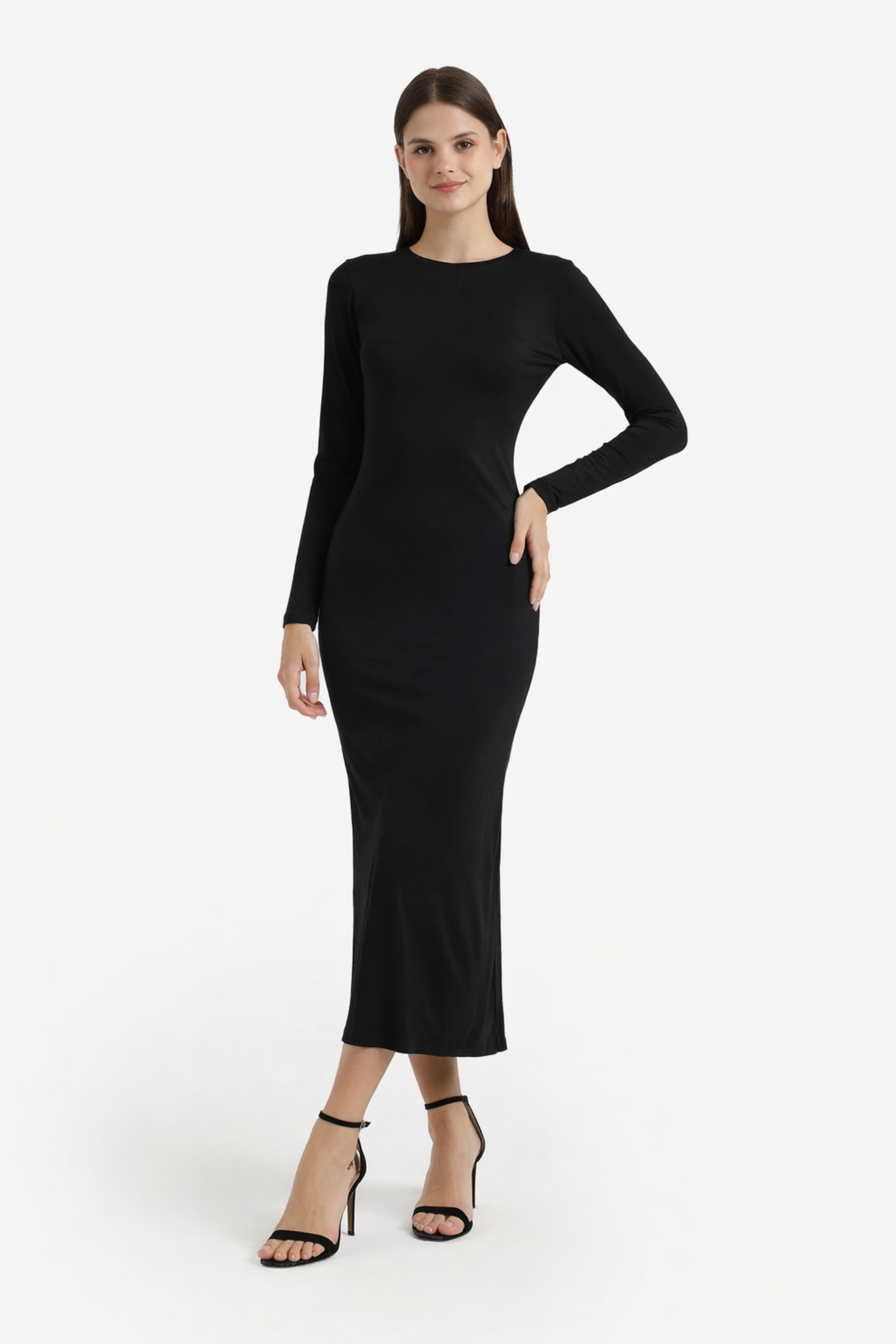 Midi Slip-On Dress