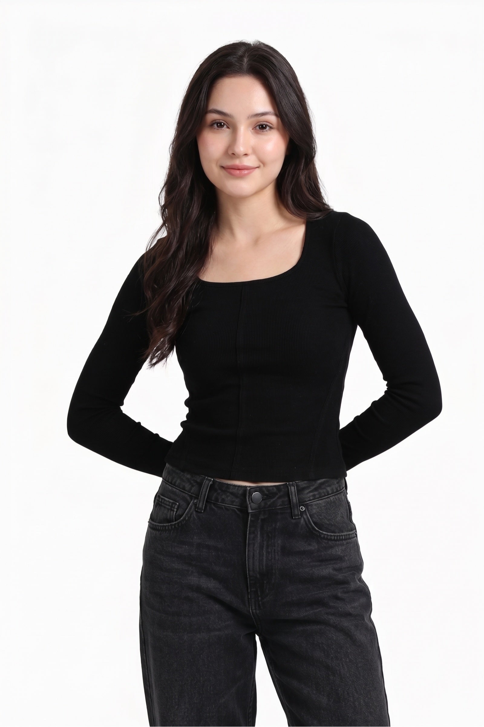 Square Neck Corset Top