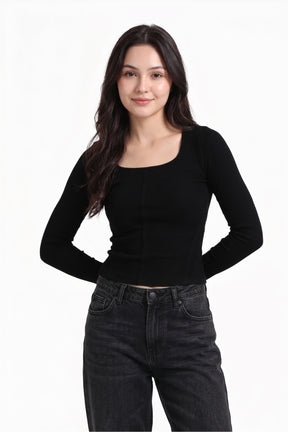 Square Neck Corset Top