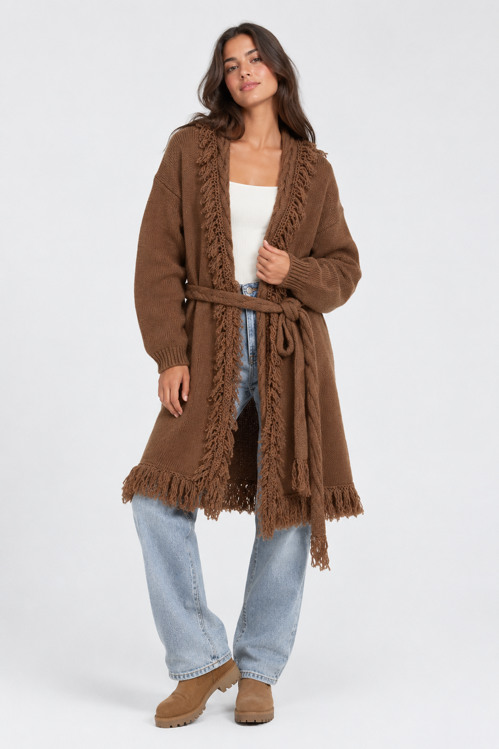 Fringed Lounge Cardigan
