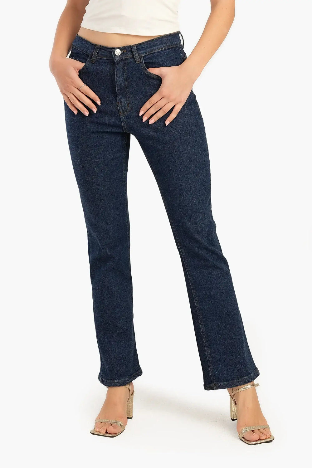 Regular Fit Cotton Jeans