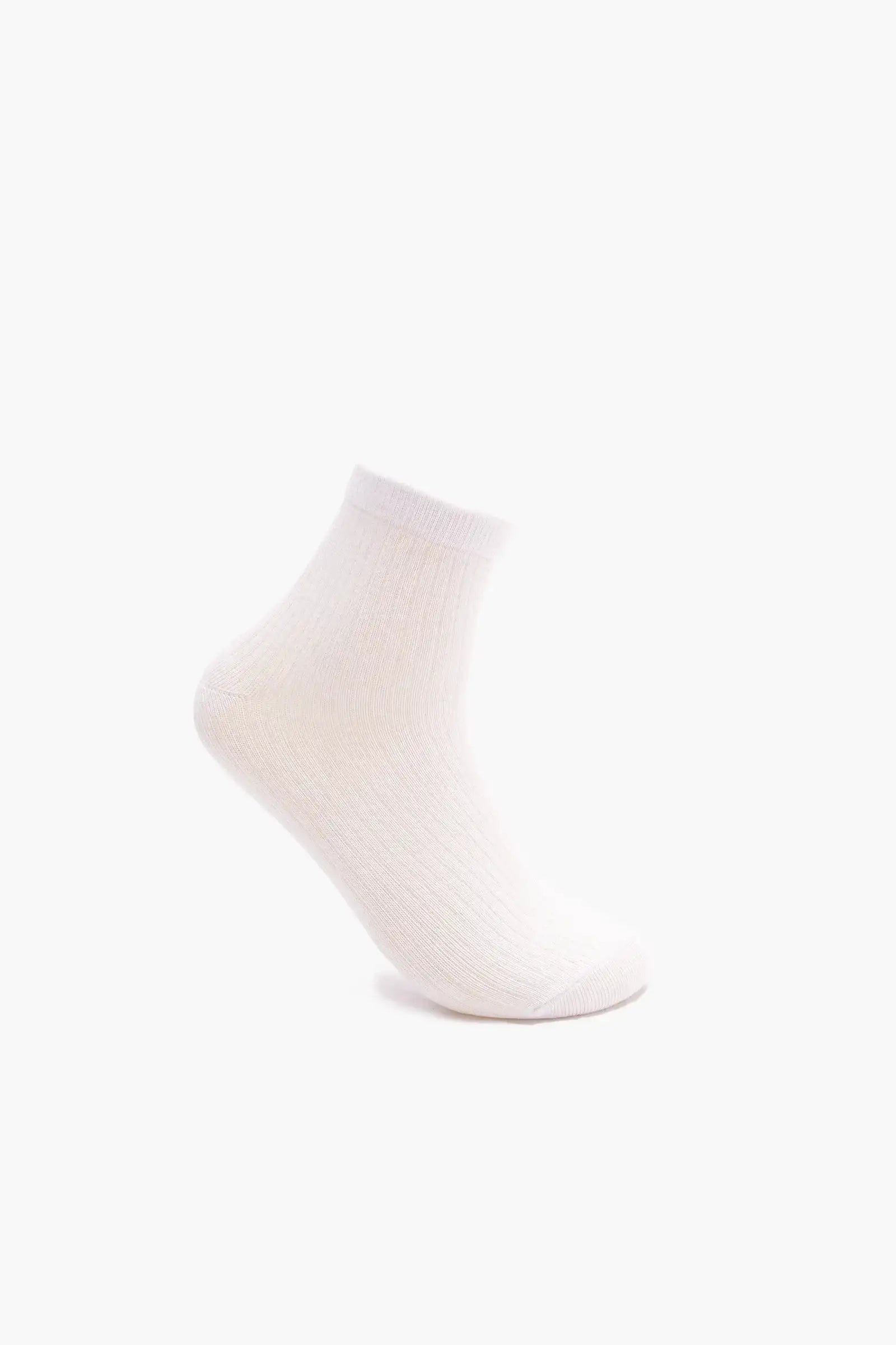 شرابات مضلعة بطول فوق الكاحل - 5 أزواج