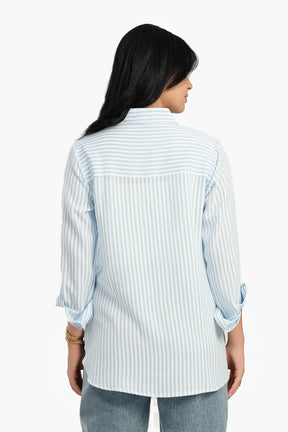 High Low Striped Shirt