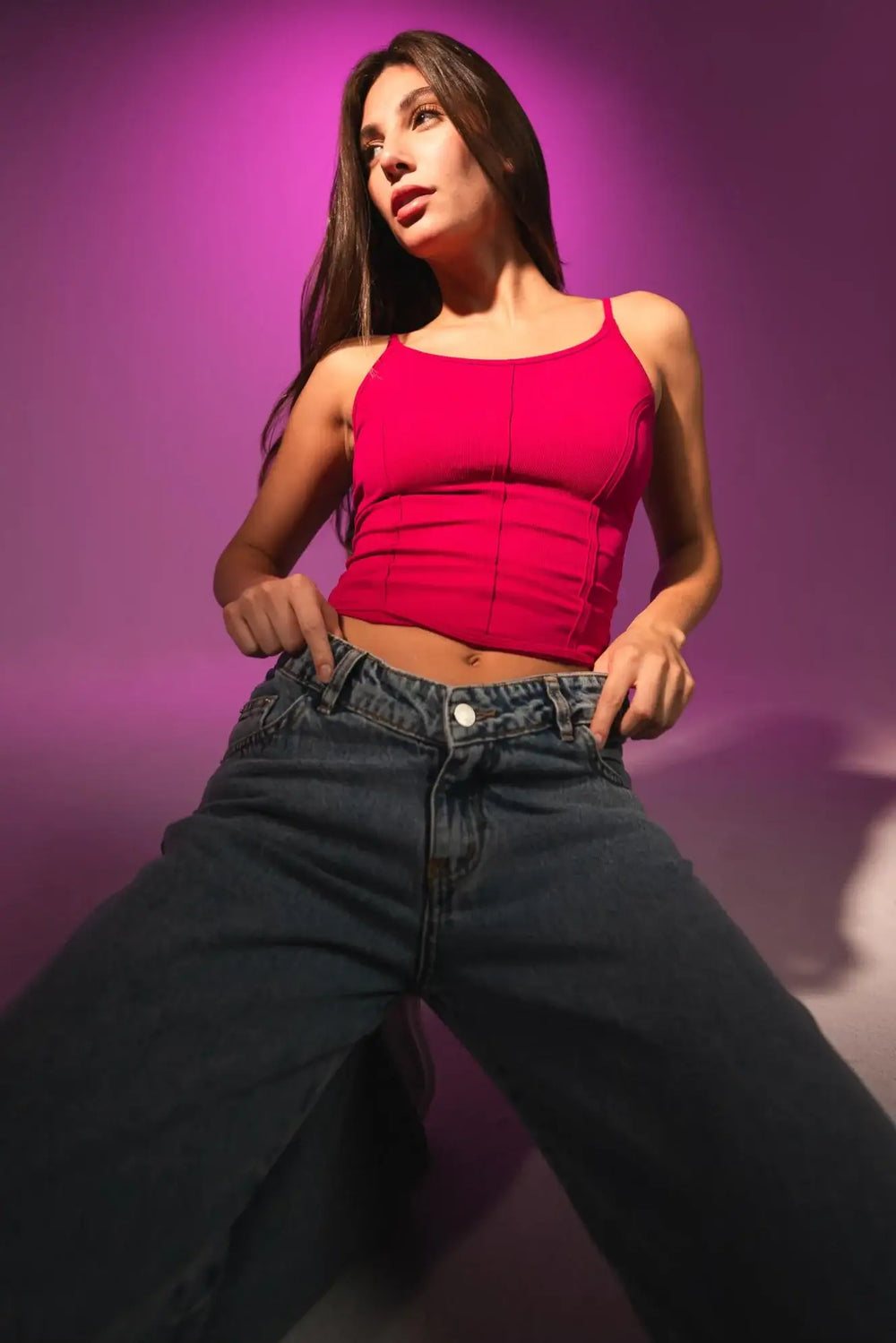 Seamless Microfiber Corset Top