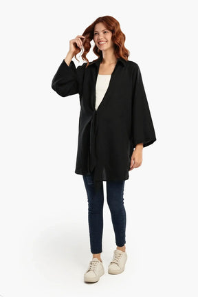 Lounge Kimono with Front Tie