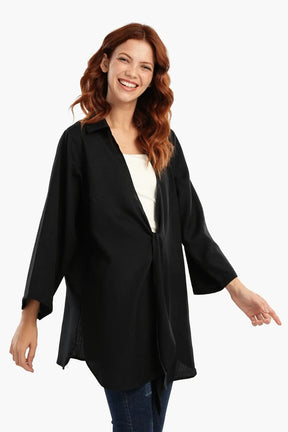 Lounge Kimono with Front Tie