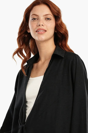 Lounge Kimono with Front Tie