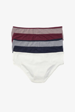 Pack of 5 Colored Brief Panties
