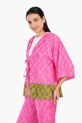 Vibrant Printed Kimono