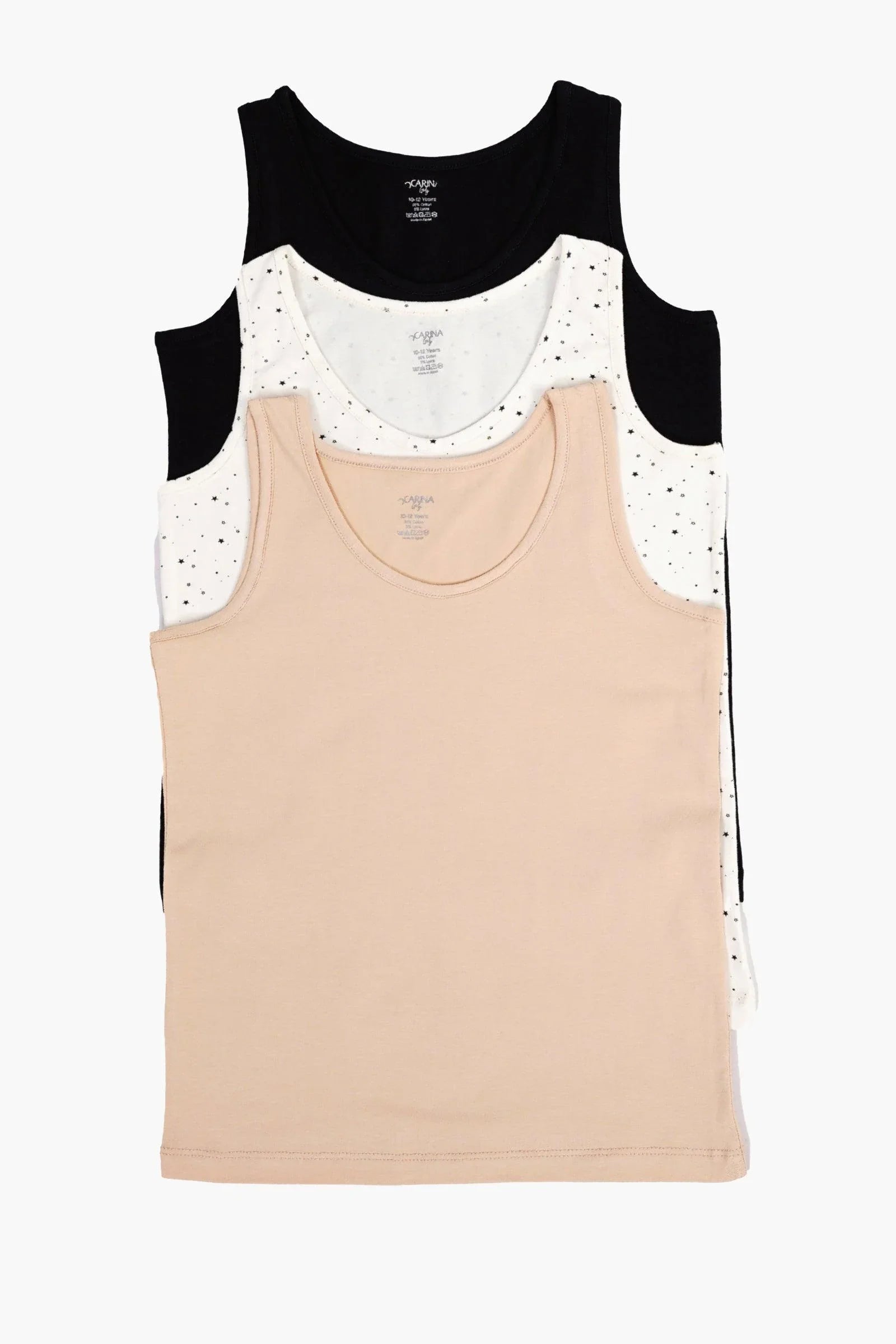 Pack of 3 Girly Basic Top - Carina - كارينا