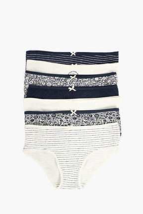 Pack of 7 Colored Brief Panties