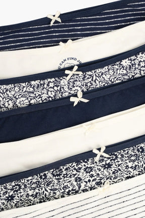 Pack of 7 Colored Brief Panties