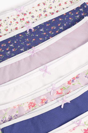 Pack of 7 Colored Brief Panties