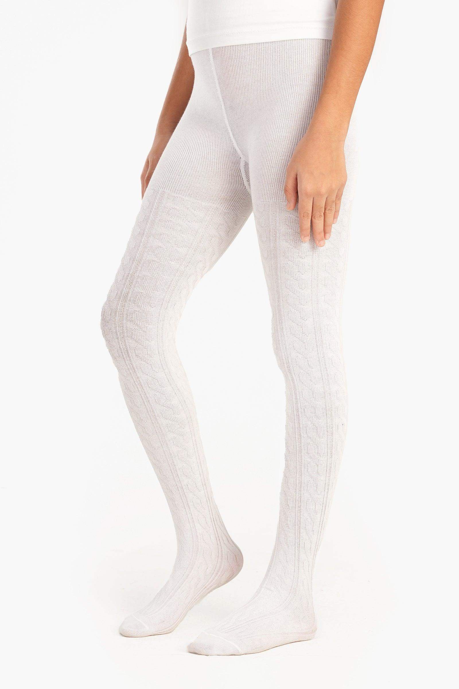 Girly Cotton Plain Pantyhose