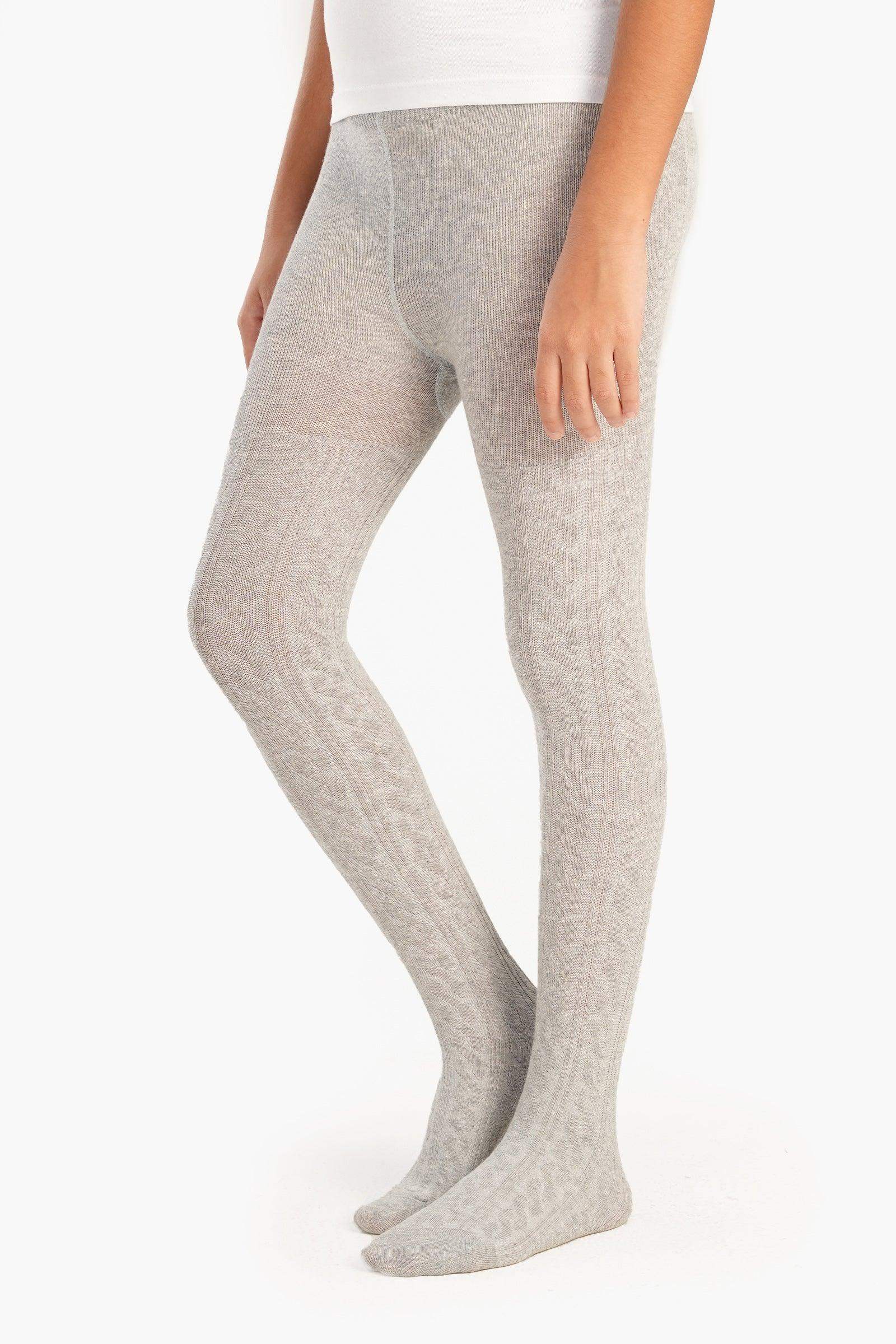 Girly Cotton Plain Pantyhose