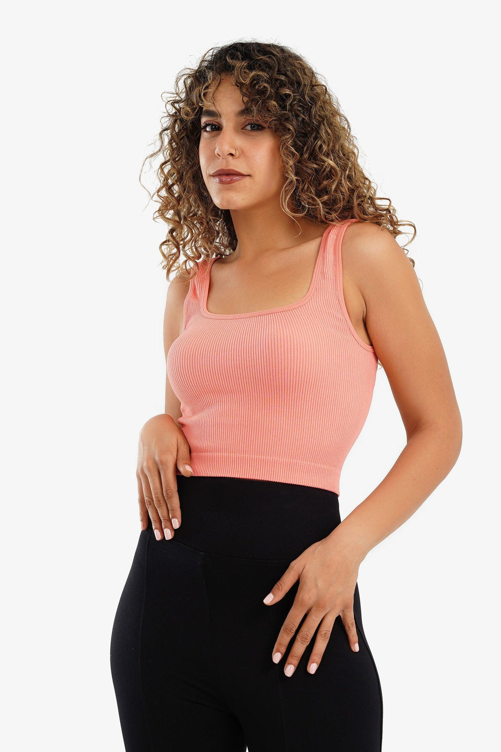 Wide Strap Crop Top