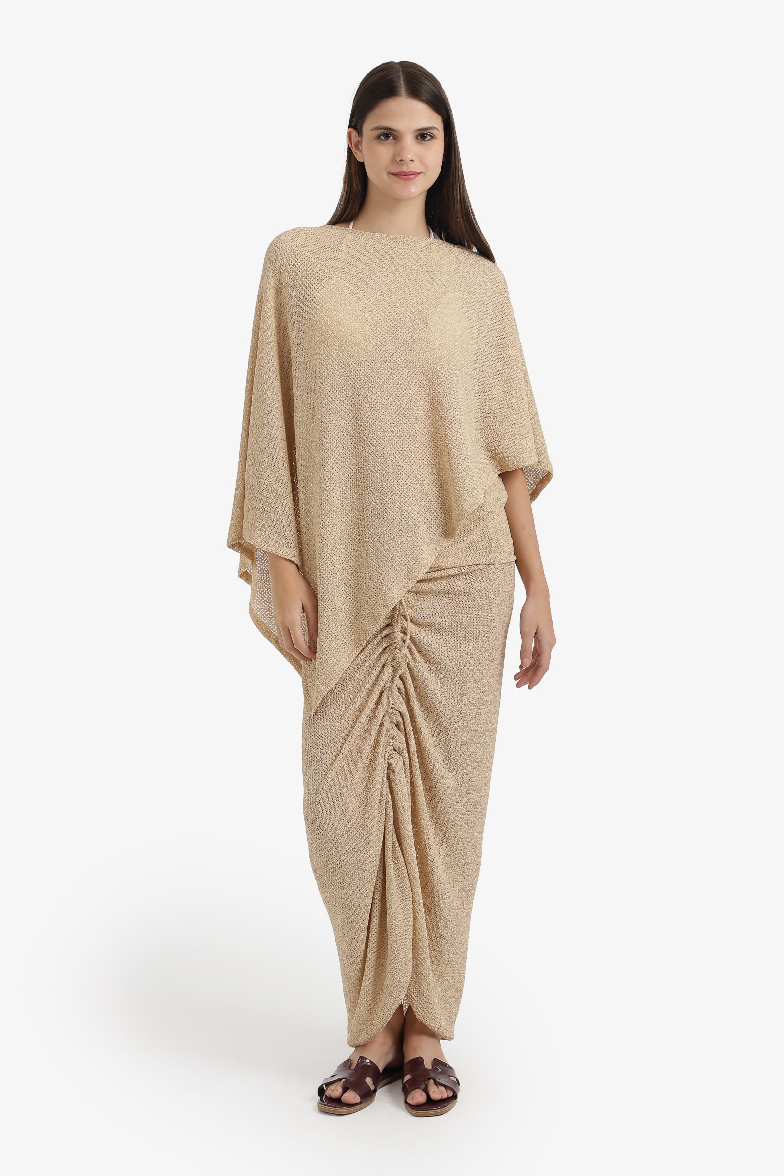 Asymmetrical Beach Poncho