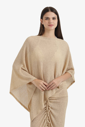 Asymmetrical Beach Poncho
