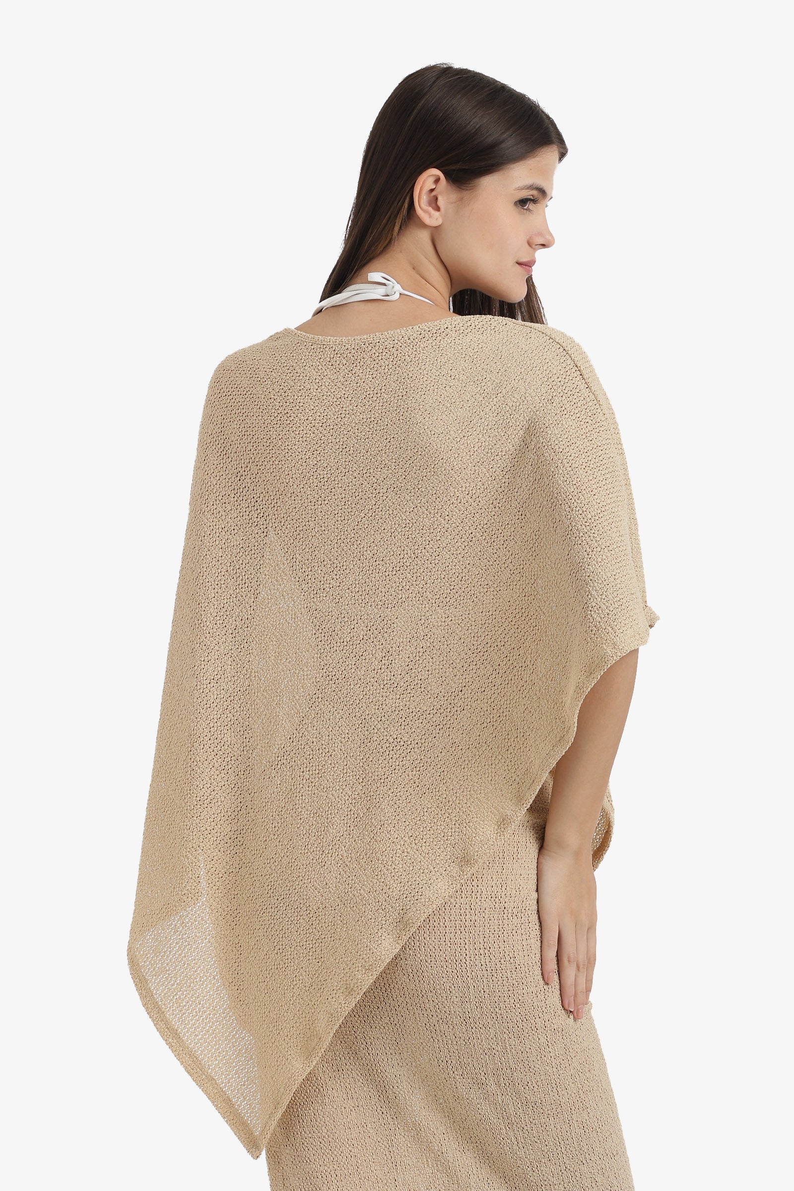 Asymmetrical Beach Poncho