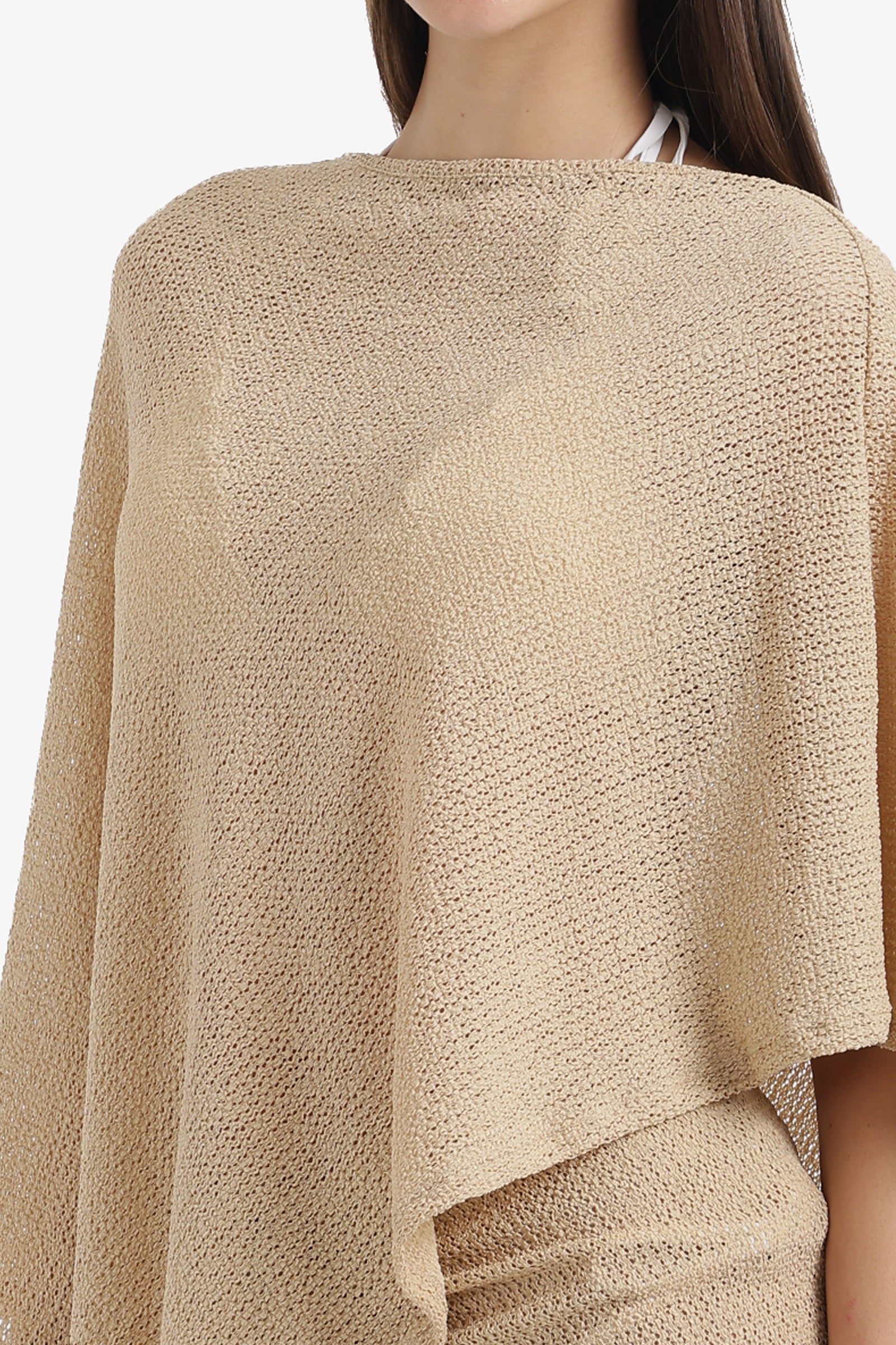 Asymmetrical Beach Poncho