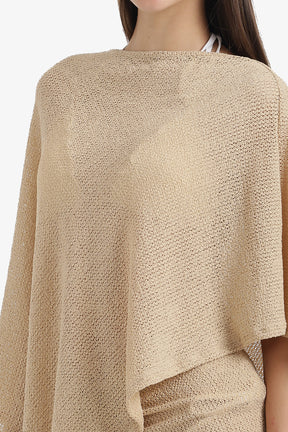 Asymmetrical Beach Poncho