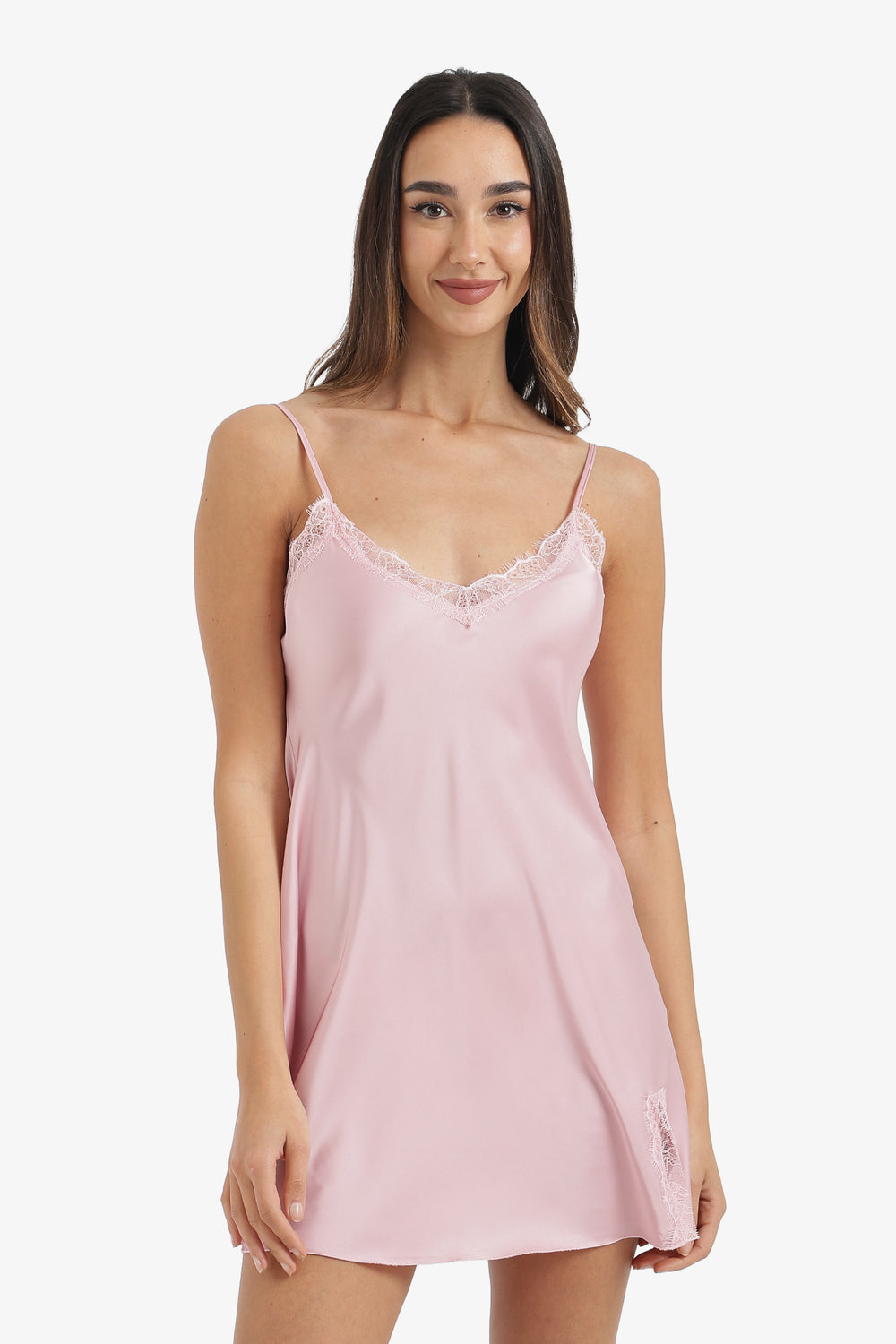 Lace-Trimmed Nightgown