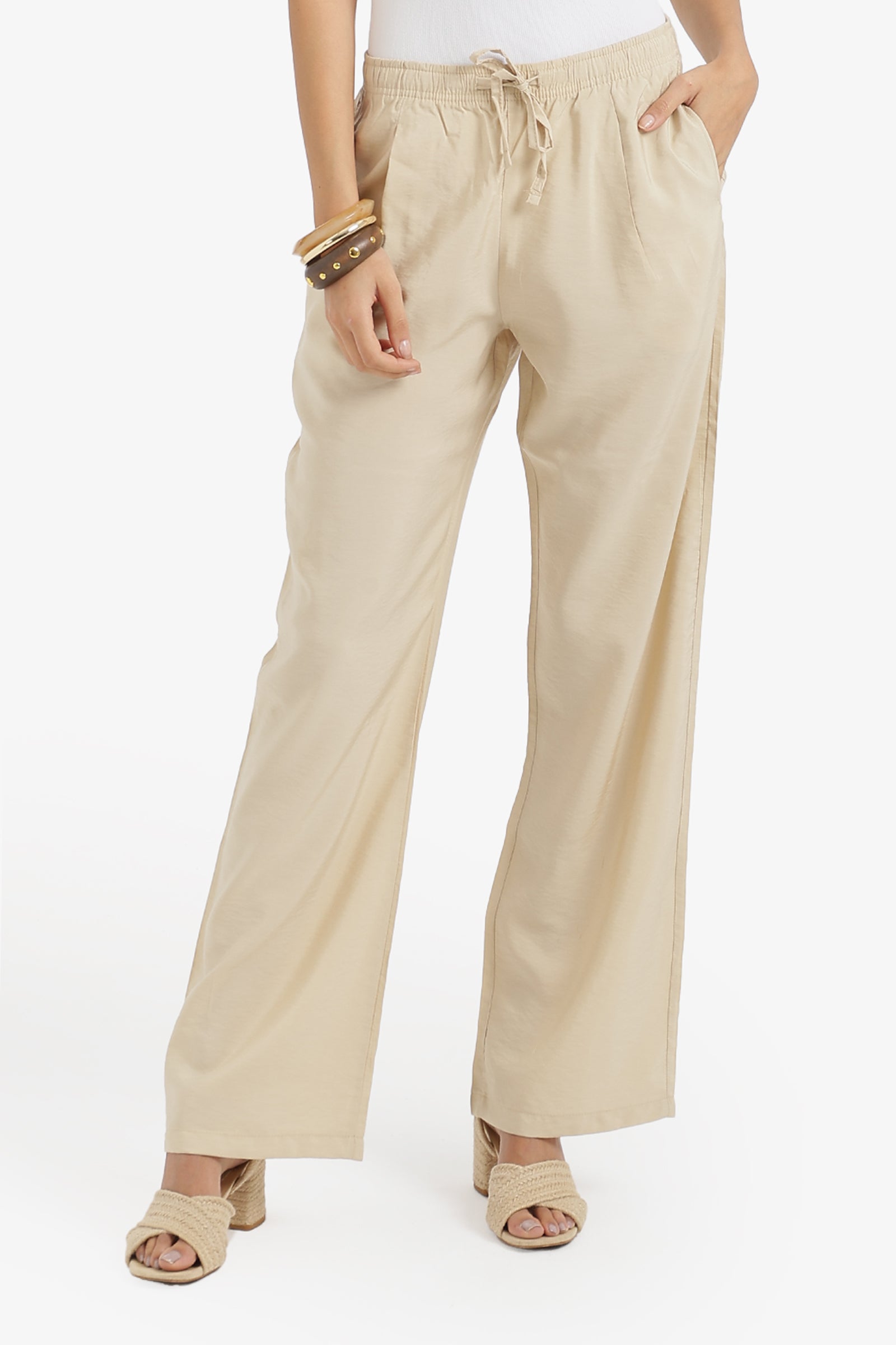 Drawstring Waist Pants