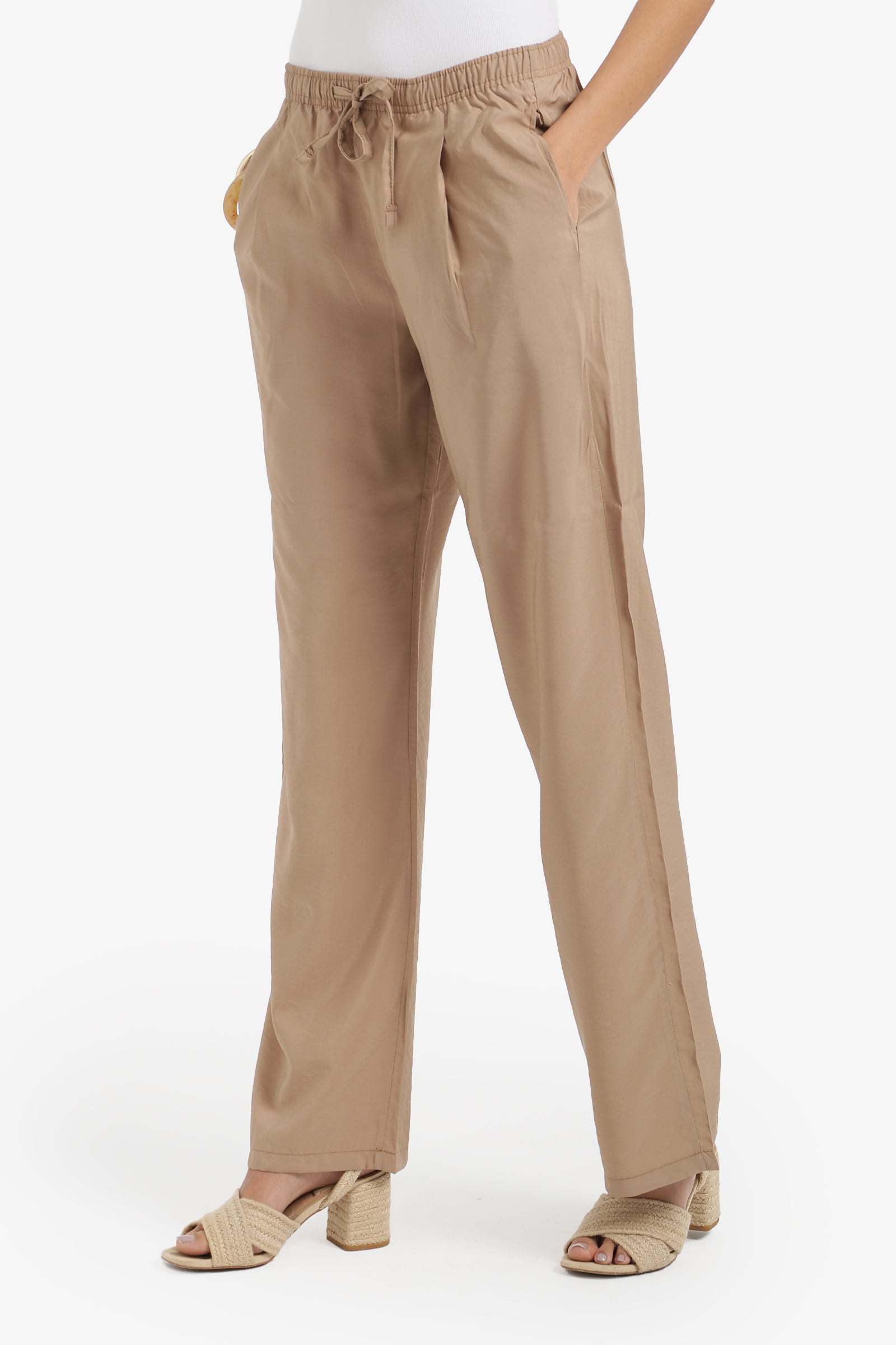 Drawstring Waist Pants