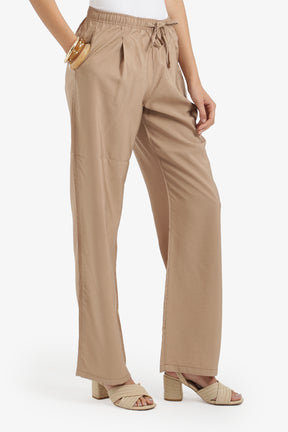 Drawstring Waist Pants