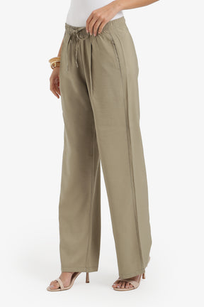 Drawstring Waist Pants