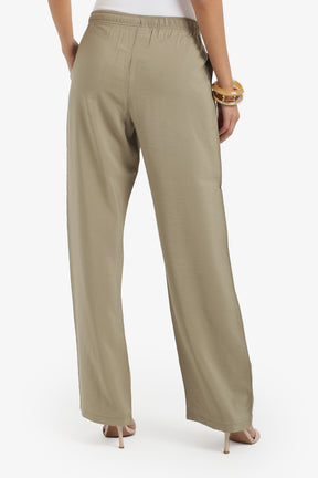 Drawstring Waist Pants