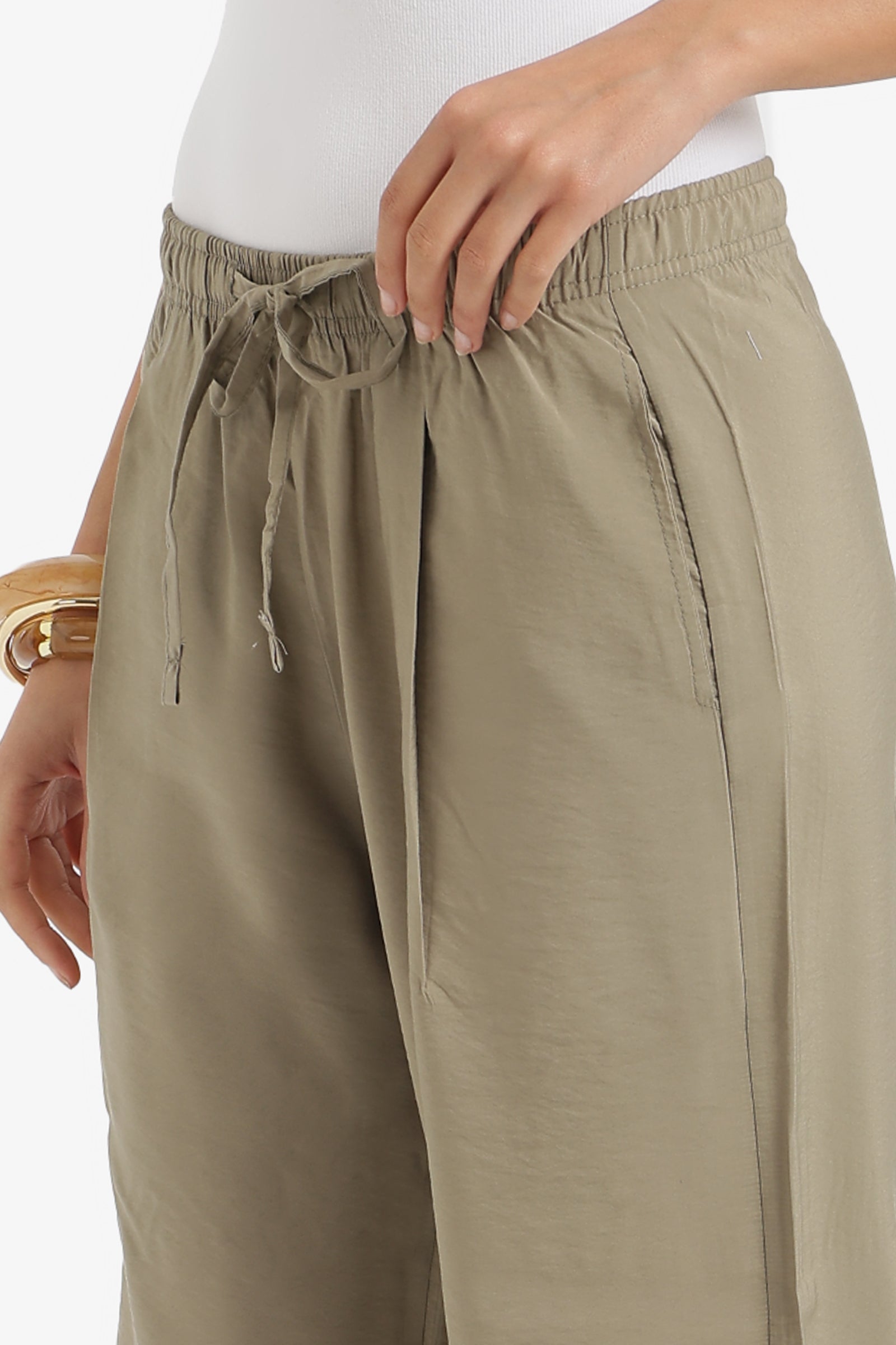 Drawstring Waist Pants