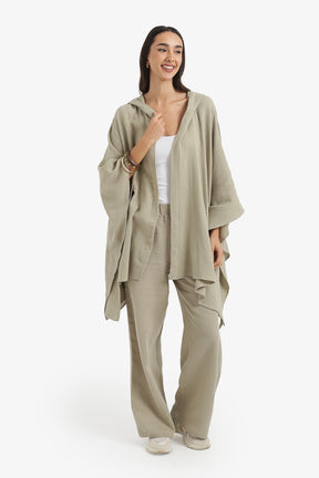 Hooded Lounge Cardigan