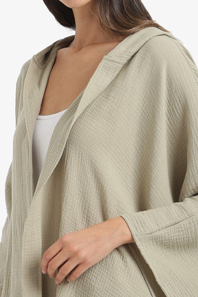 Hooded Lounge Cardigan