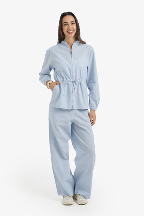 Drawstring Lounge Jacket