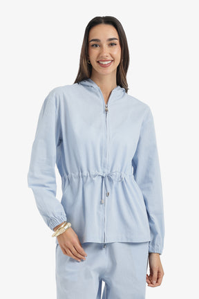 Drawstring Lounge Jacket